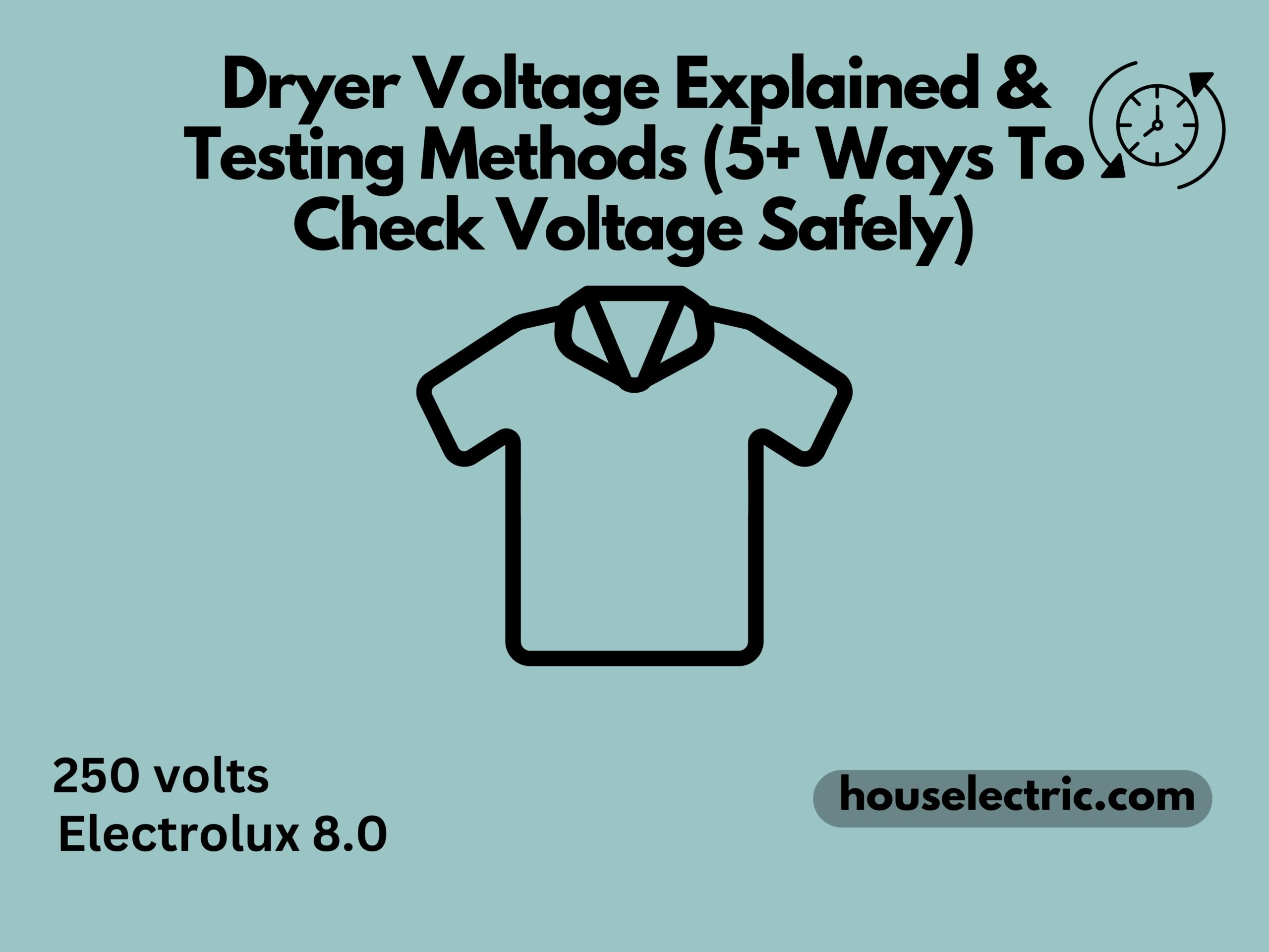 Dryer voltage