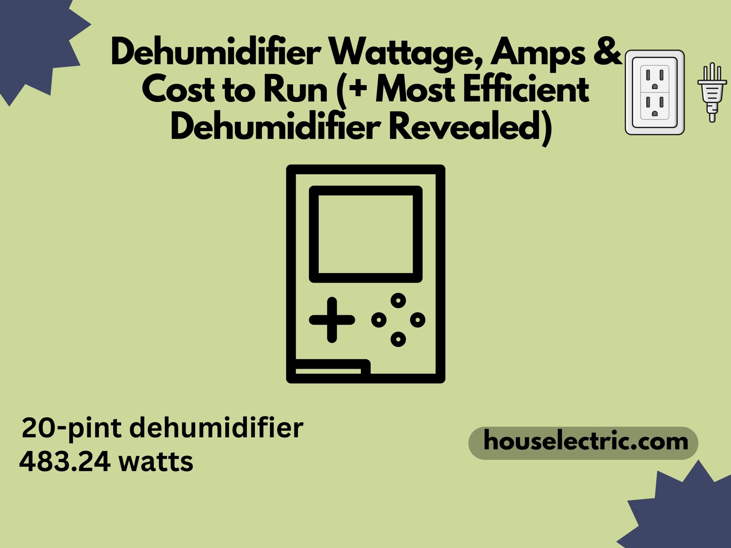 Dehumidifier Wattage