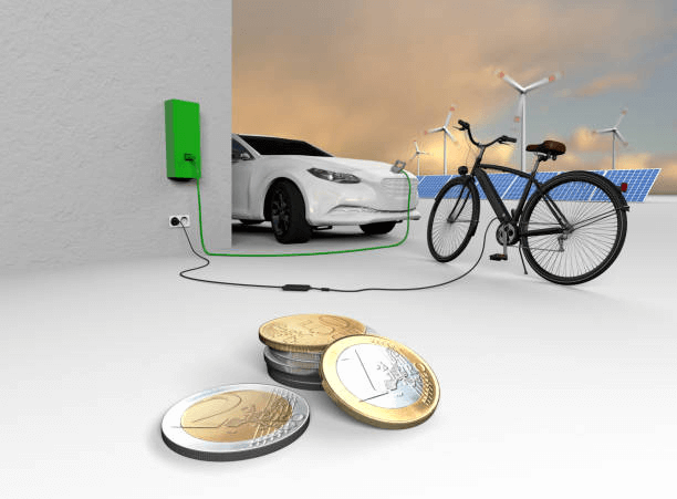 charging an electric bike