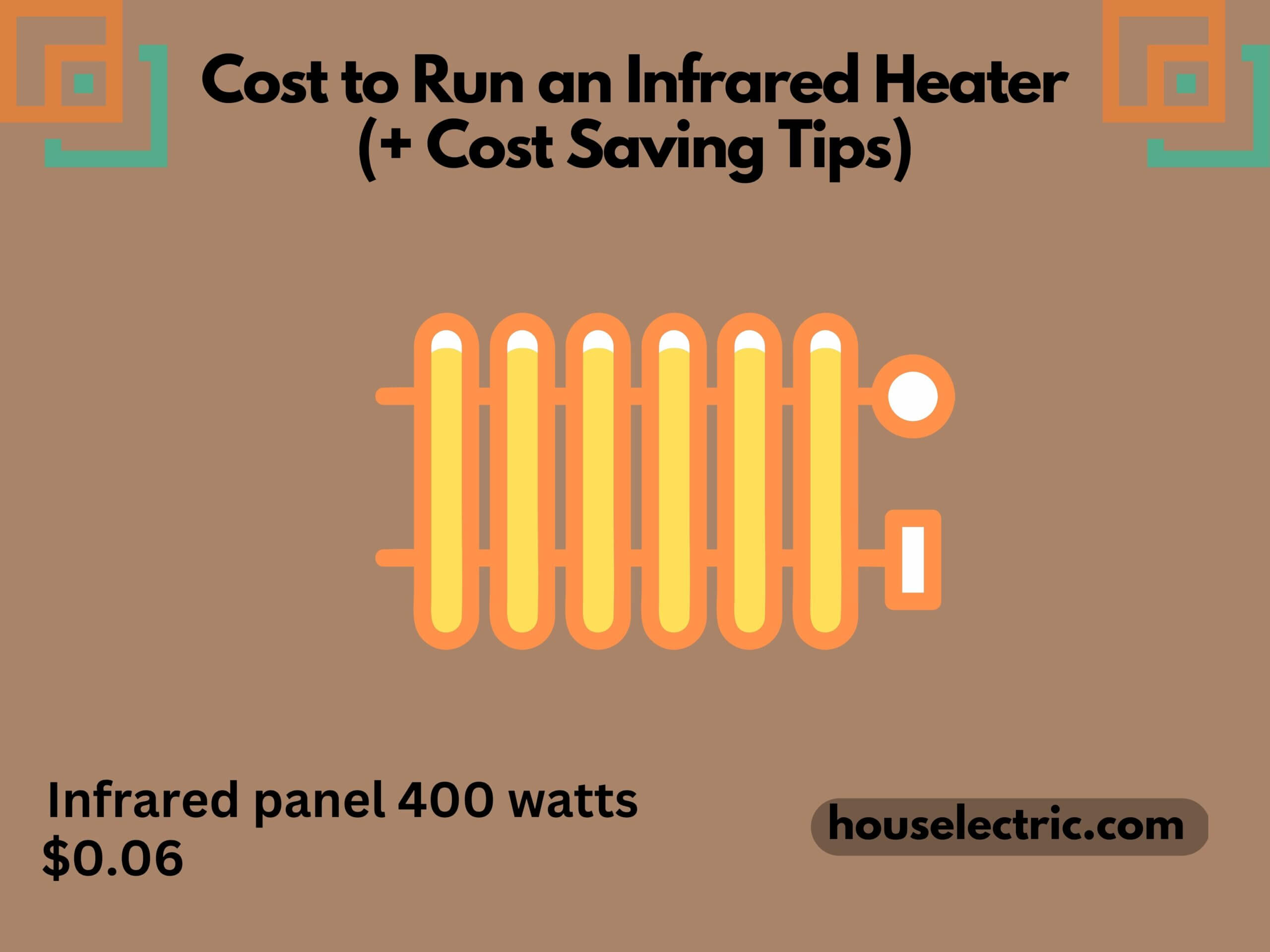 Cost to run an infrared heater