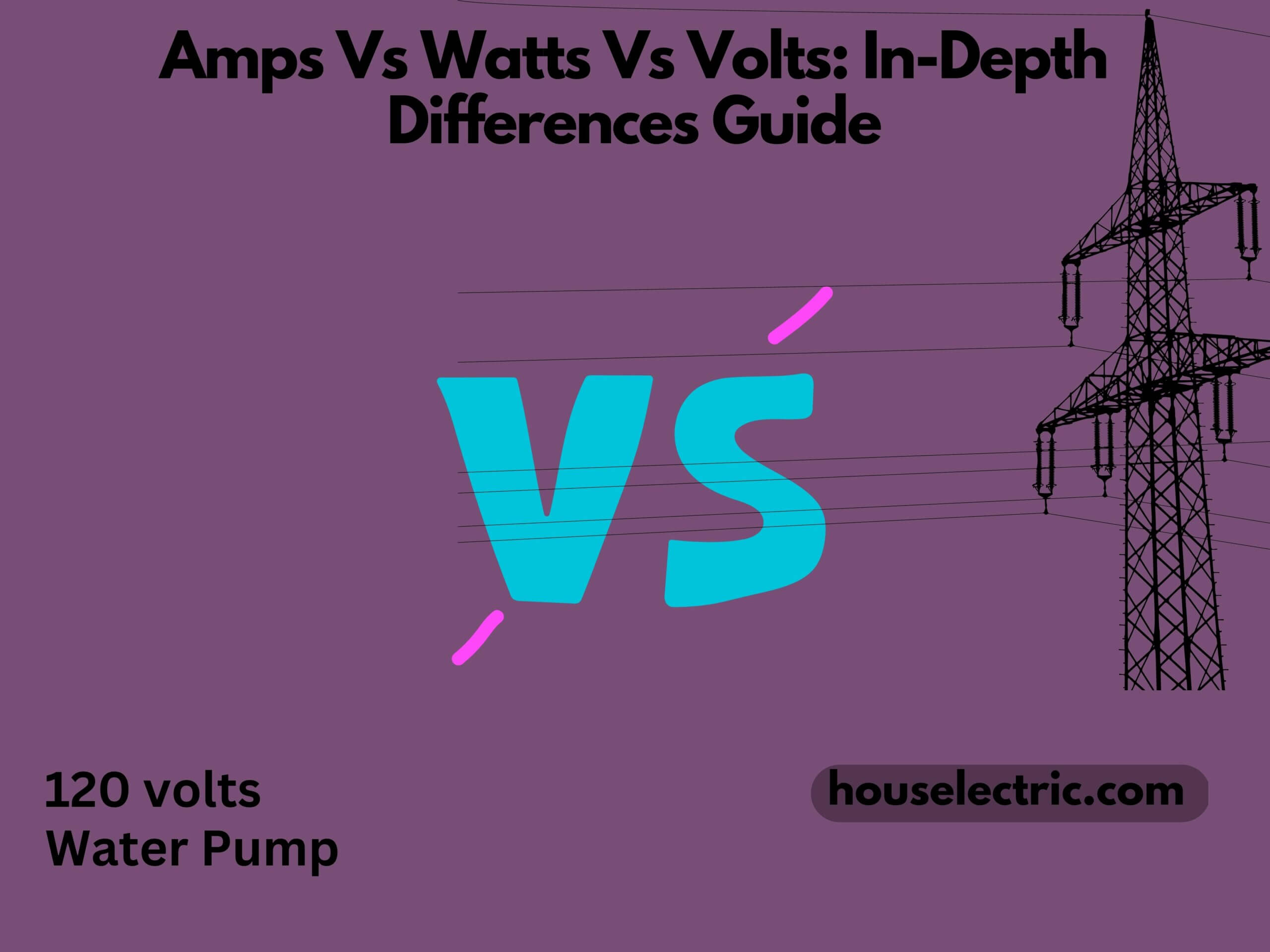 Amps Vs Watts Vs Volts