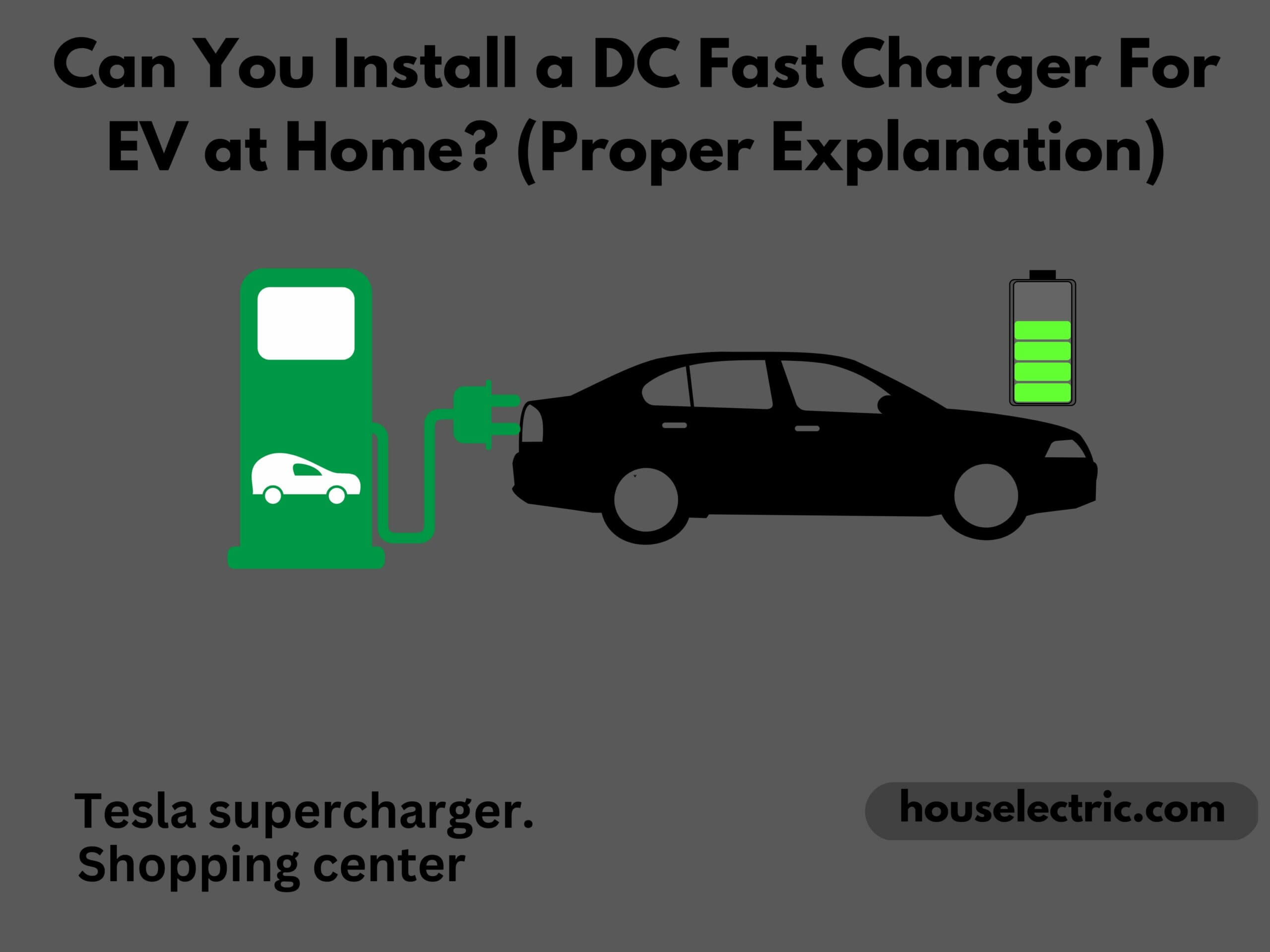 DC Fast Charger For EV